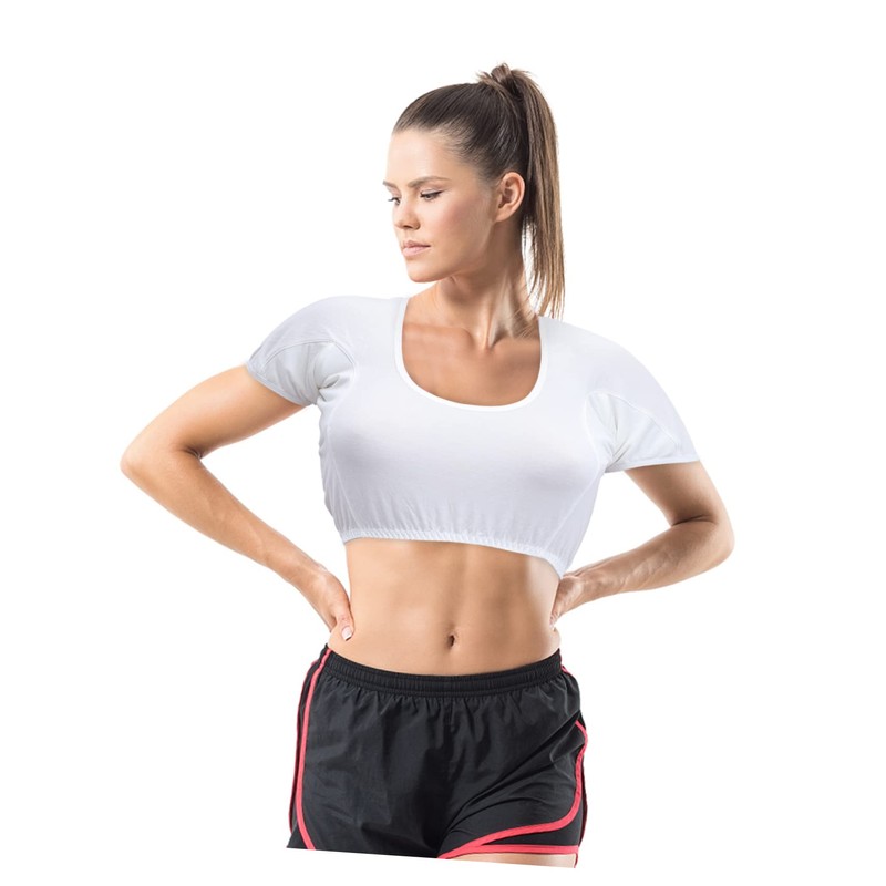 BIUDECO Quick Absorb Cotton Underarm Sweat Vest Block Armpit Sweat