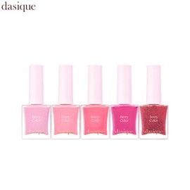 DASIQUE Syrup Nail Color 9ml [BERRY SMOOTHIE EDITION], Color:Berry Mascaron
