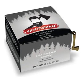 Woodsman - Cera Para El Cuidado De Barba Y Bigote, Manteca De Cacao Y Karité (75 Gr)
