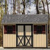 1 Pack Black Shed Window 14" x 21" Flush Mount