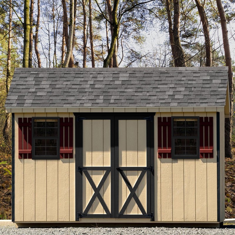 1 Pack Black Shed Window 14" x 21" Flush Mount