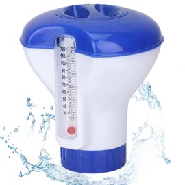 5" Floating Dispenser for Chlorine, Chlorine Tablets, Adjustable Chlorine Float for Indoor and Outdoor Pools, Hot Tubs (Pack of 1)