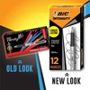 BIC Intensity Black Permanent Markers, Ultra Fine Point, 12-Count Pack