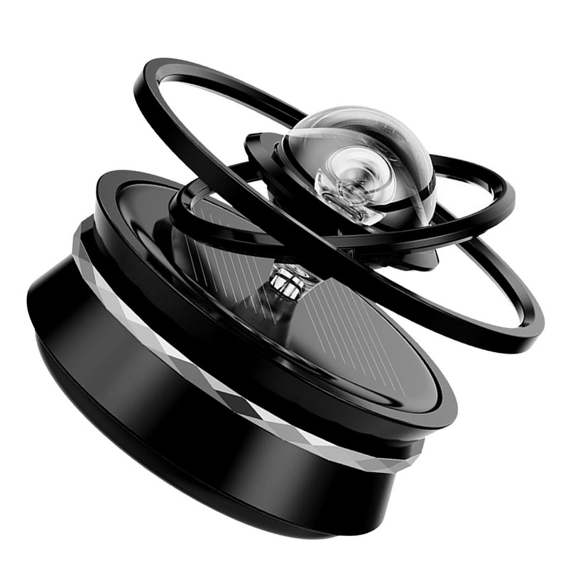 Car Aromatherapy Solar Energy Suspended Crystal Ball Rotating Car Aroma