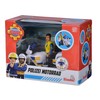 Simba 109251092002 Fireman Sam Police Motorcycle Plus Articulated Malcolm Action