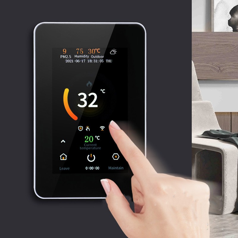 WiFi Thermostat LCD Touch Screen Smart Thermostat for Electric Floor