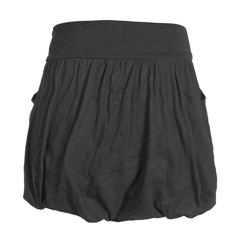 Vishes - Alternative Clothing - Plain Women's Basic Bubble Skirt