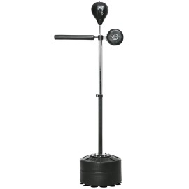 Adjustable Height 64-81in Free Standing Punching Speed Bag Teen Reactions with Stand and Suction Cups for Boxing TrainingTitle: Default Title