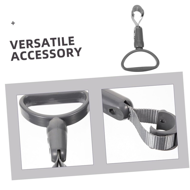 KOMBIUDA 2pcs Plastic Semicircle Handle Grips Car Handle Assist for