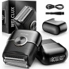 Electric Foil Shavers for Men: Upgraded Mini Razor with 4