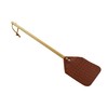 Heavy Duty Leather Fly Swatter with Oak Wooden Handle 18