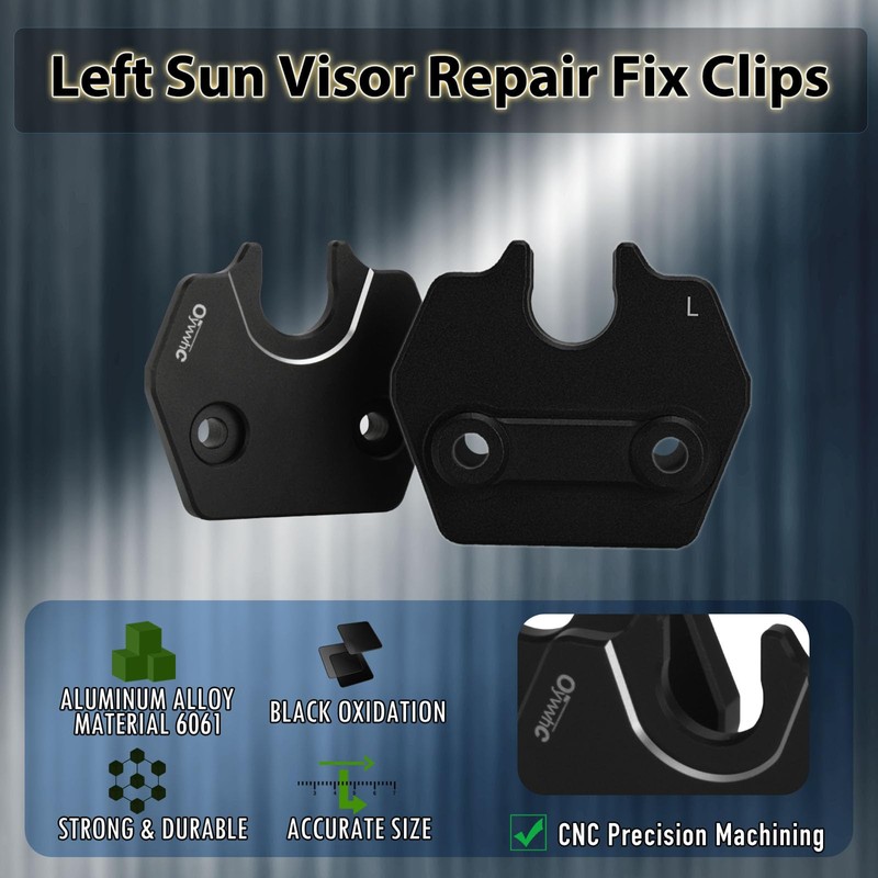 OywhC Sun Visor Repair Kit fits for Dodge Ram 1500