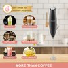 PACAHO Powerful Milk Frother with Double Whisk, Handheld Electric Foam