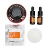 Car Air Freshener Solar Energy Rotating Aromatherapy Diffuser Interior DecorationRed