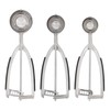 KitchenAid Cookie Dough Scoop Set, Set Of 3, Black