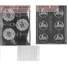 65TH Birthday numbers and letters Chocolate candy mold & Love