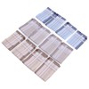 12 Pcs 40cm Cotton Men Handkerchiefs Elderly Handkerchief Sweat Absorbent