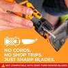Sharp Pebble Cordless Lawn Mower Blade Sharpener – Adjustable 20°-