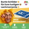 DankeDir! Parking Drone - 30 x 20 cm Plastic Sign