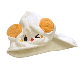 ABOOFAN Coral Fleece Hair Drying Cap Fast Drying Soft Absorbent Towel Wrap for Wet Hair Reduces Frizz and Breakage Gentle Design for Comfortable Use