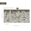 ChicSkin Modern Botanical Etched Glass Window Privacy Film, Thickened Textured