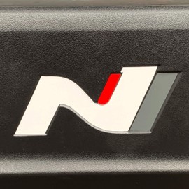 PrintAttack Set of 2 N-Performance Emblem Film Stickers for Side Skirts, 751 Oracal / 3M Carbon, Car Styling, Decoration Set