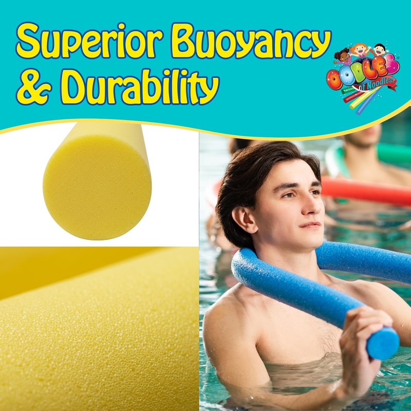 Oodles of Noodles Solid Deluxe Extra Long Pool Noodles -