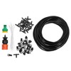 15m Water Misting Cooling System Garden Irrigation Sprinkler Nozzle Set