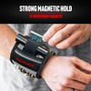 Galvanox Magnetic Wristband with LED Flashlight - Nylon Wrist Magnet