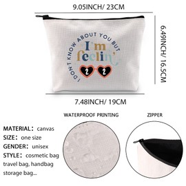 I'm Feeling 22 Makeup Bag 22 Birthday Gift Fans Gift Singer's Merchandise (Feeling 22 CA)