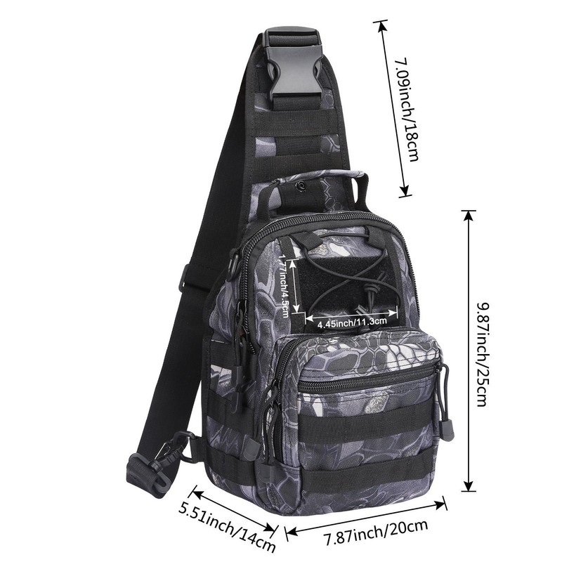 G4Free Lightweight Tactical Assault Small One Strap Sling MOLLE Backpack