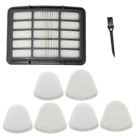 Dttery 3 Pre-Filter Foam & Felt + 1 Hepa, Shark Navigator Lift-Away Vacuum NV350 NV351 NV352 NV355 NV356E NV357 NV358 NV360 NV370 NV391 UV440 UV490 UV540 Filter Kit Replacement Part XFF350 XHF350