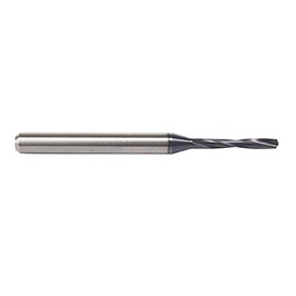 RedLine Tools - #43 (.0890) Carbide Micro Drill, AlTiN Coating, 1/8 (.1250) Shank Diameter, 2 Flute .4800 Flute Length, 1.5000 OAL, 135° Point Angle, 12° Helix Angle - RDH0813