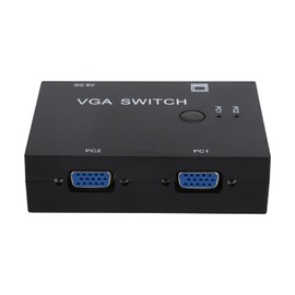 VGA Switcher 2 Input +1 Output MultiComputer Host Converter 2 Hosts In 1 Display Screen