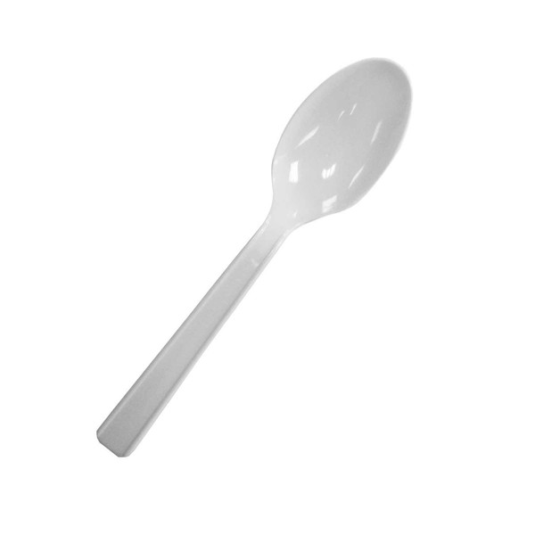 Northwest Medium-Weight Hard Plastic Plastic Spoons, (White, 150 Count)