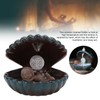 Incense Holder European Style Shell Shape LED Lamp Backflow Aromatherapy