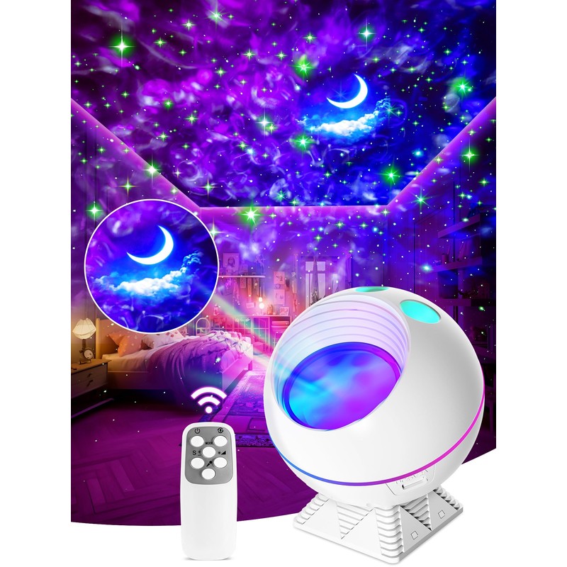 One Fire Galaxy Light Projector, 42 Colors Star Projector Galaxy
