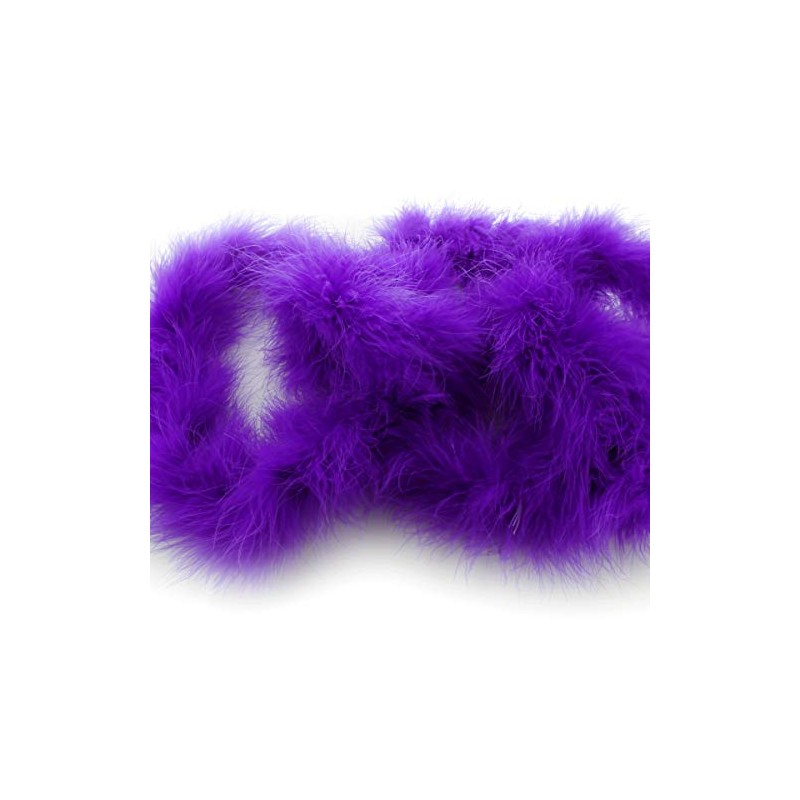 Full Marabou Feather Boa - 2 Yards - Red