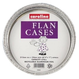 Caroline Foil Flan Case 8In 6