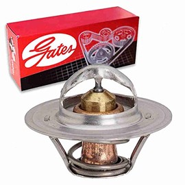 Gates Engine Coolant Thermostat compatible with Ford Bronco 2.8L 3.3L 4.7L 4.9L 5.0L 5.8L L6 V8 1966-1996 Cooling Housing Belts