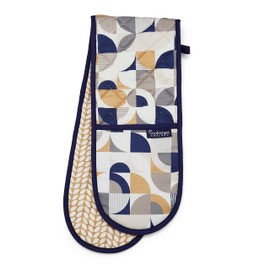 Cooksmart Double Oven Glove, Bauhaus Geo