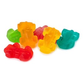 Bayside Candy Gummy Racecars – Soft, Chewy Candy in Fun Racecar Shapes – Fruit-Flavored Gummies (1LB)