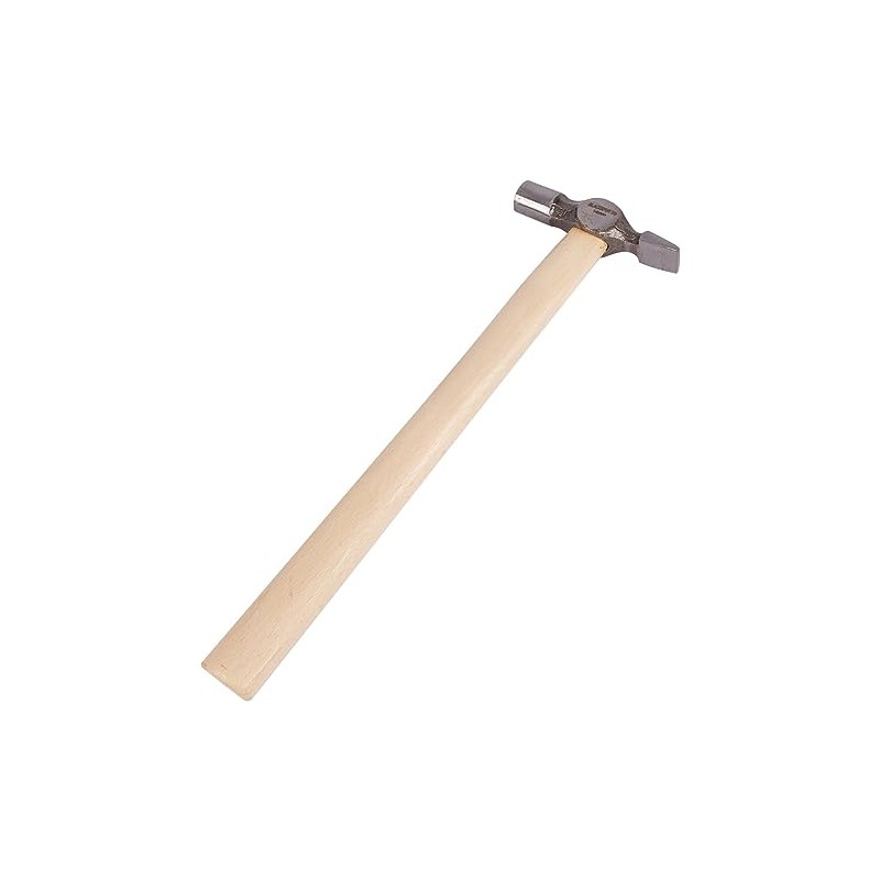 Blackspur 1x 1.5cm Carbon Steel Cross Pein Hammer with Wooden