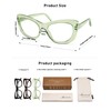 AMOMOMA Oversized Cat Eye Women Readers,Square Reading Glasses for Womens