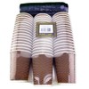 Signature Packaging Ripple Hot Cups with Lids for Coffee and