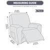 JIVINER Recliner Chair Covers, Jacquard 3 Piece Slipcovers for Recliner
