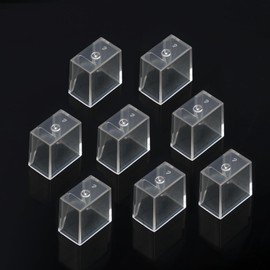 RJ45 Plug Protector Dust Covers Semitransparent 50 Pcs Click on/Lockable,Ethernet Plug Sheath Cable Plug Connector Cover for RJ45 CAT5e/Cat6/Cat7/Cat8 (PCRJ45TM50)