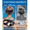 Aegend Swim Goggles with Nose Cover for Adults, Tempered Glass