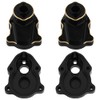 RZXYLRC Brass Skid Plate, Steering Knuckle,C-Hub Carrier, Front Rear Outer