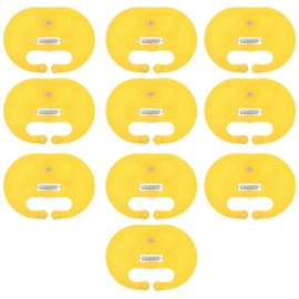 10 Piece Calf Weaner Ring, Calf Weaner Spring Clasp, Cow Nose Thorn, Plastic, Calf Weaner, Milk Suction Guard for Calf Weaning, Calf Nose Ring